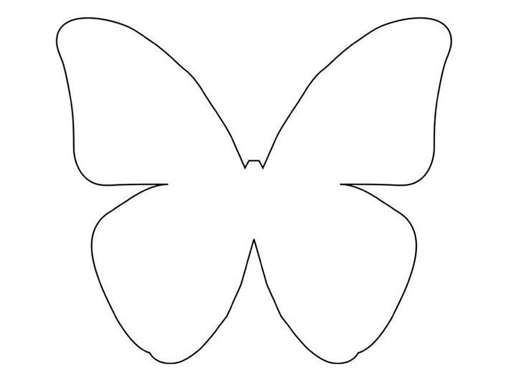 Как сделать объемную бабочку из листа А4